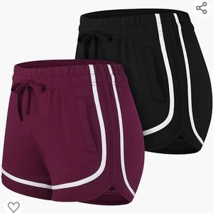 Low-Waisted Workout Shorts for Women Dolphin Athletic Shorts Summer Yoga…